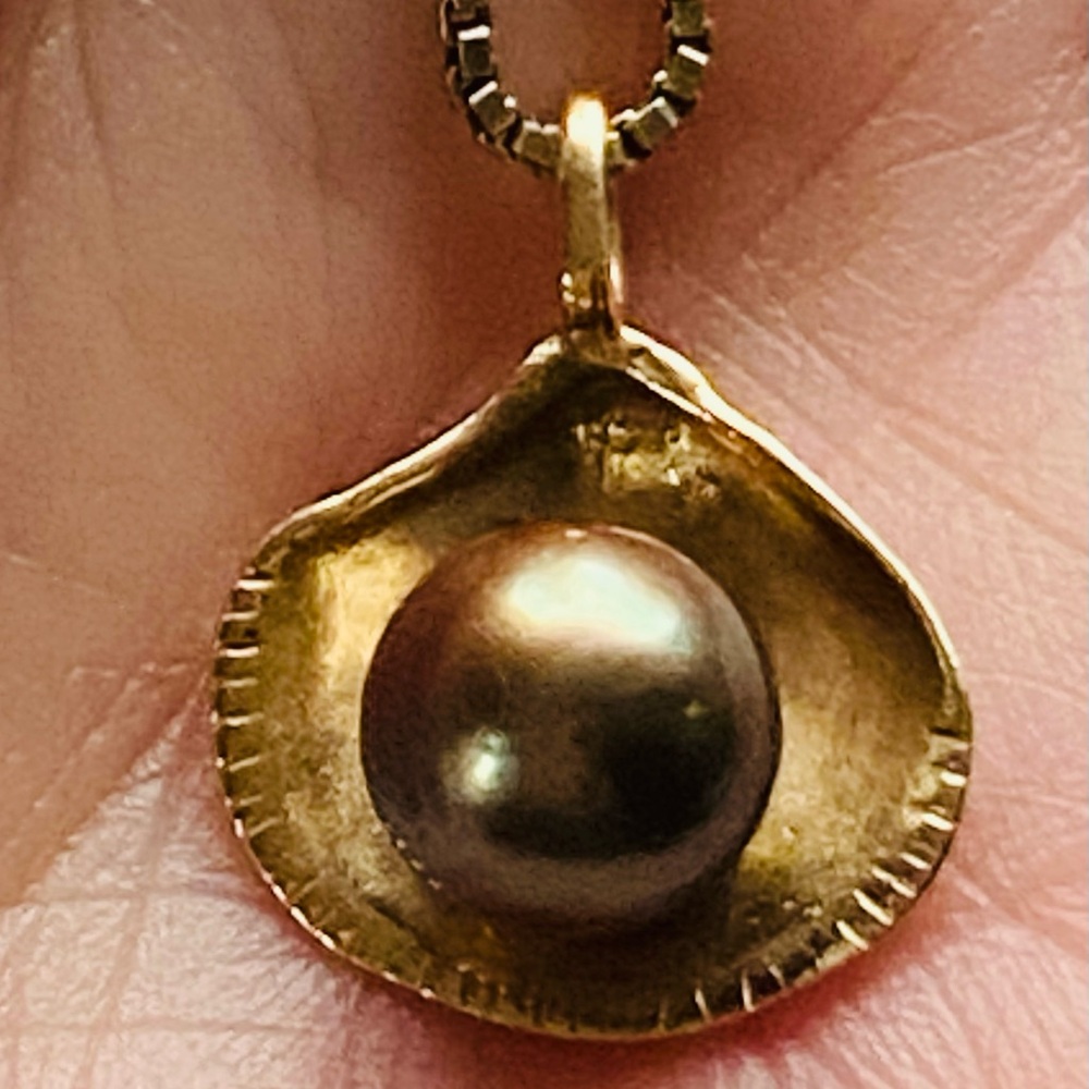 14k Tahitian Pearl